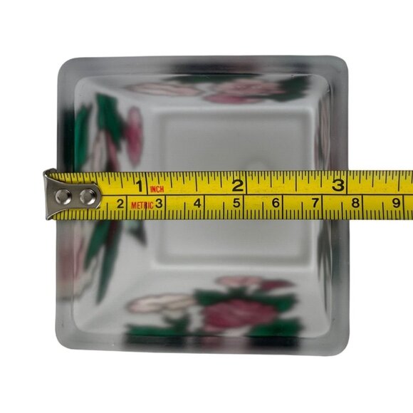 Vintage Joan Baker Designs Hummingbird Candle Holder 3” Hand Painted Flowers - Picture 10 of 10